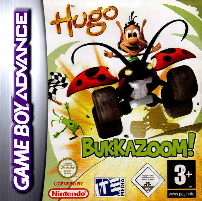 2 Games in 1 - Hugo - Bukkazoom! & Hugo - The Evil Mirror Advance