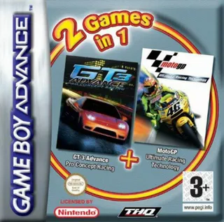 2 Games in 1 - Moto GP + GT Advance 3 - Pro Concept Racing
