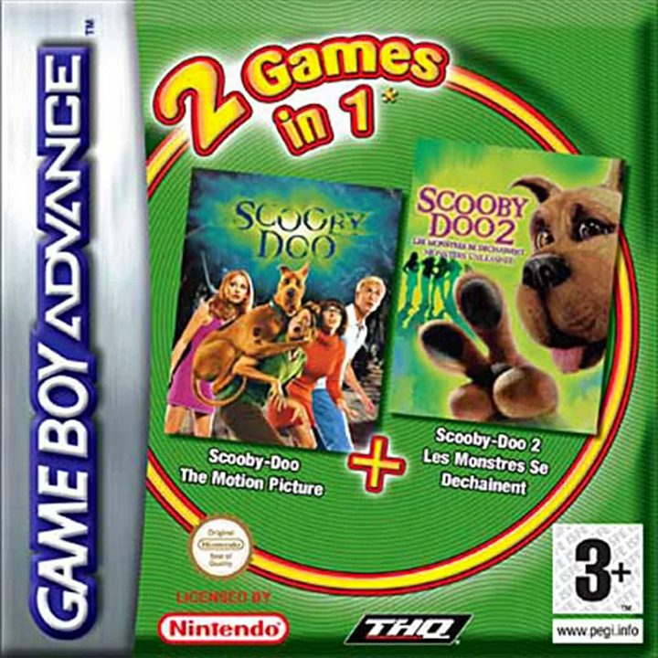 2 Games in 1 : Scooby-Doo + Scooby-Doo 2, Les Monstres Se Dechaînent
