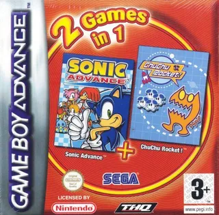 2 Games in 1 - Sonic Advance + ChuChu Rocket!