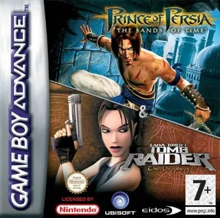 2 Games in 1 - UbiSoft Gamepack - Prince of Persia & Tomb Raider