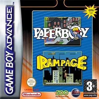 2 Games in One! : Paperboy + Rampage