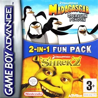2-in-1 Fun Pack - Shrek 2 + Madagascar - Operation Penguin