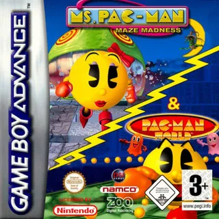 2-in-1 - Pac-Man Gamepack - Pac-Man World & Ms Pac-Man - Maze Madness