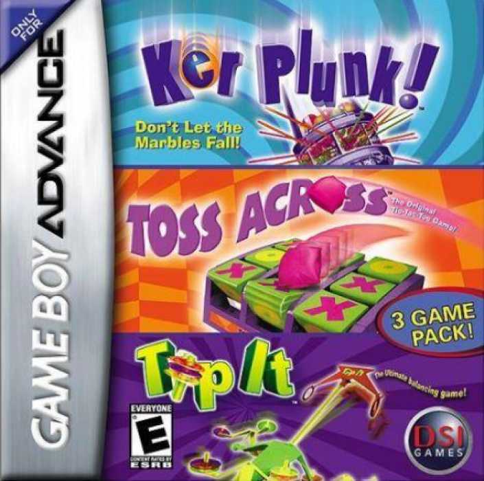 3 Game Pack! : Ker Plunk! + Toss Across + Tip It