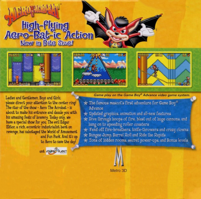 Aero the Acro-Bat: Rascal Rival Revenge - Dos
