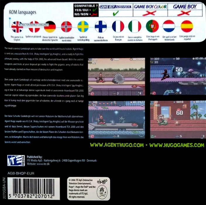 Agent Hugo - Roborumble - Dos