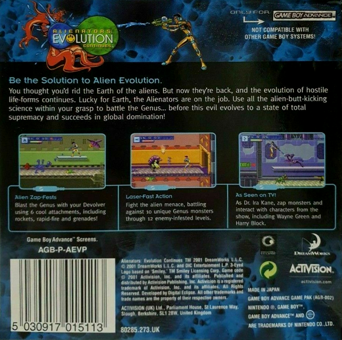 Alienators : Evolution Continues - Dos