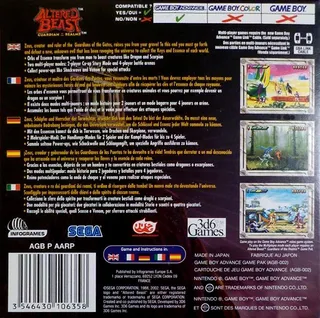 Altered Beast : Guardian of the Realms dos