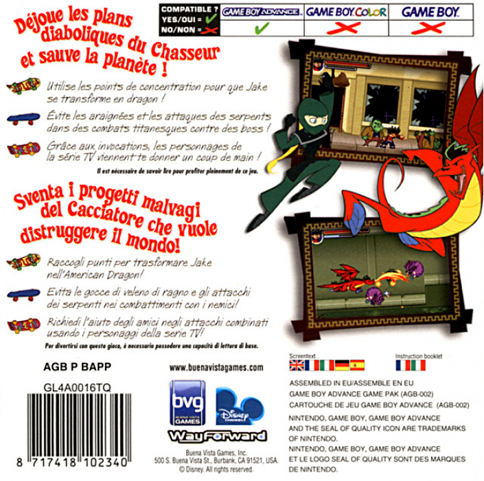 American Dragon : Jake Long, Rise of the Huntsclan - Dos