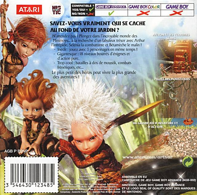 Arthur Et Les Minimoys - Dos