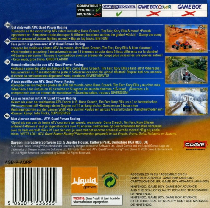 ATV : Quad Power Racing - Dos