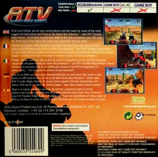 ATV : Thunder Ridge Riders dos
