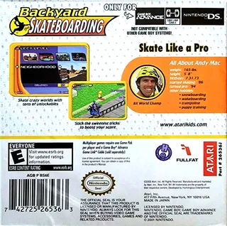 Backyard Skateboarding dos