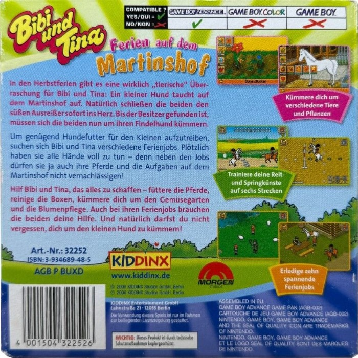 Bibi Und Tina - Ferien Auf Dem Martinshof - Dos