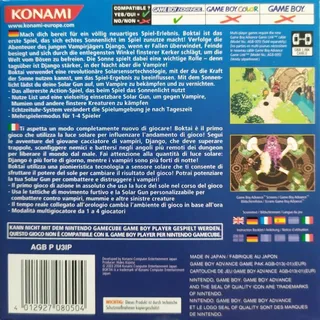 Boktai : The Sun Is in Your Hand dos