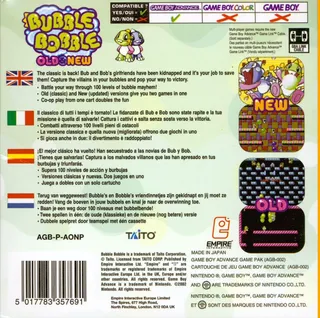Bubble Bobble : Old & New dos