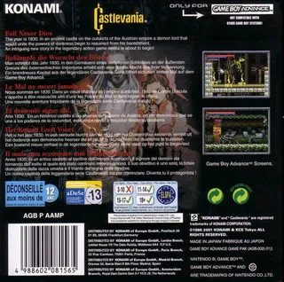 Castlevania : Circle of the Moon dos