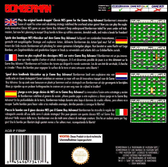 Classic NES Series : Bomberman - Dos