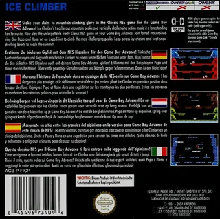 Classic NES Series : Ice Climber dos