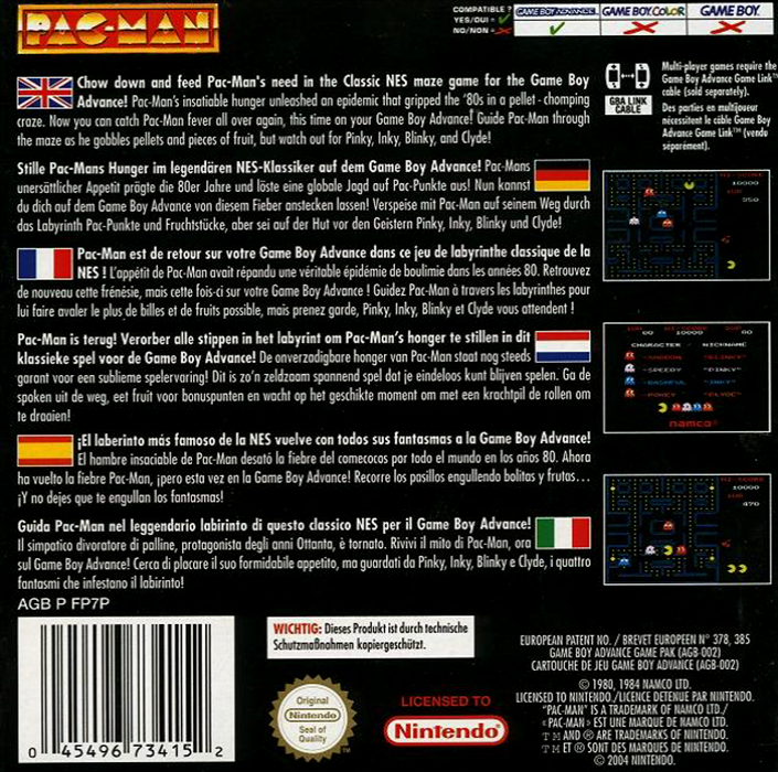 Classic NES Series : Pac-Man - Dos