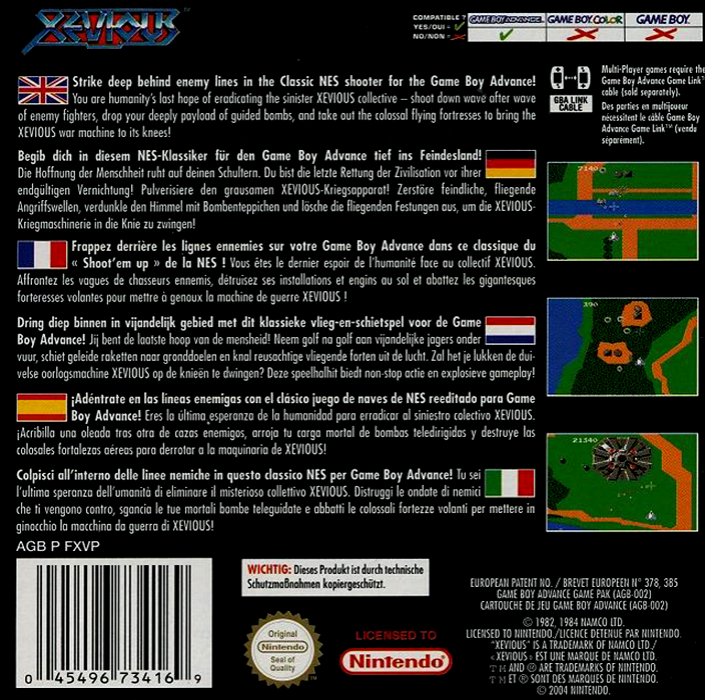 Classic NES Series : Xevious - Dos