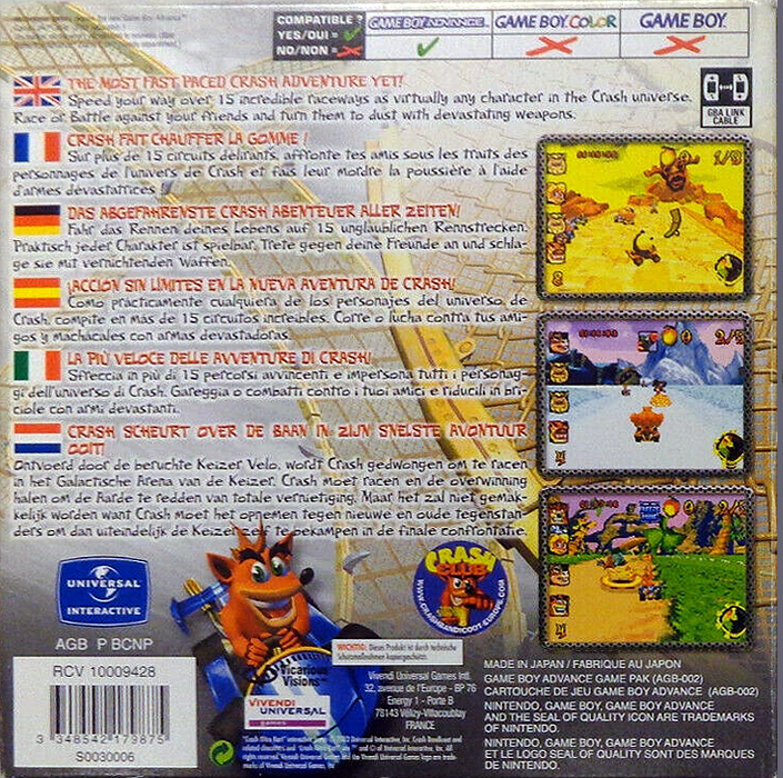 Crash Nitro Kart - Dos