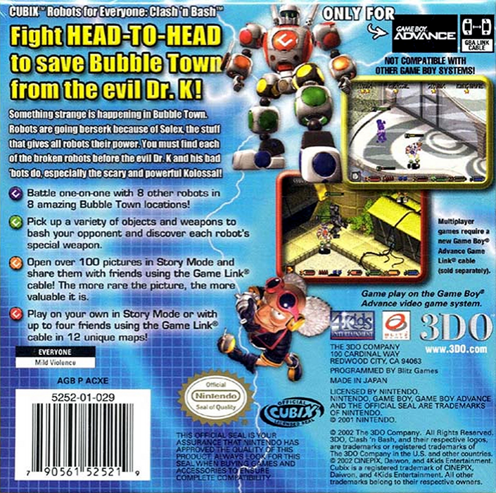 Cubix : Robots for Everyone, Clash 'N Bash - Dos