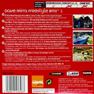 Dave Mirra Freestyle BMX 2 dos