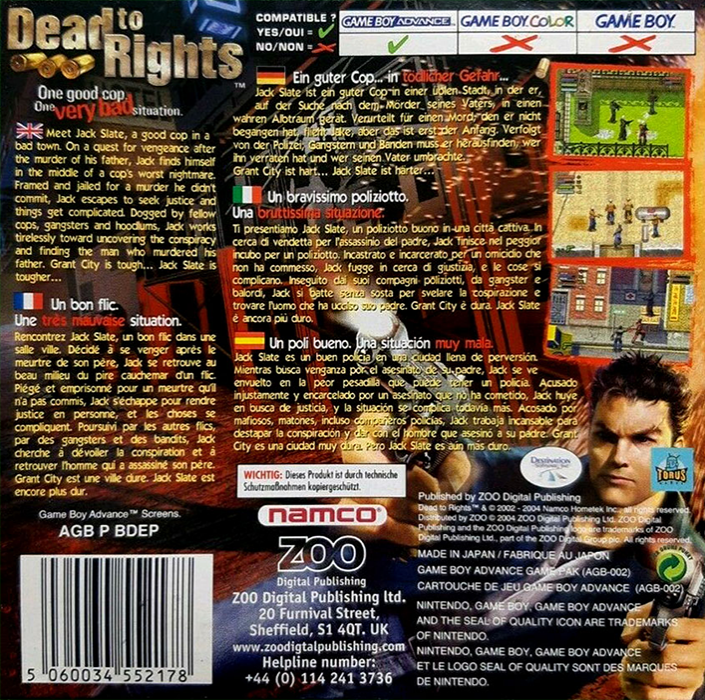 Dead to Rights - Dos