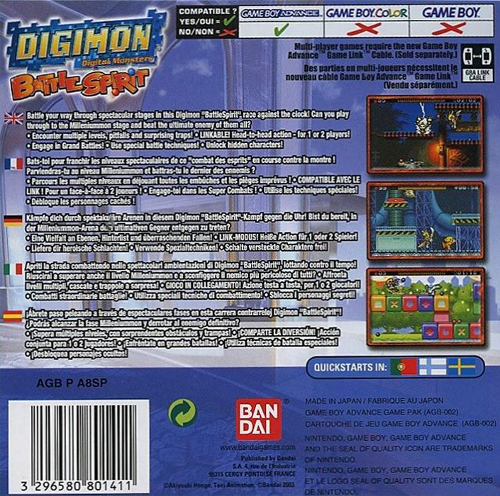 Digimon : Battle Spirit dos