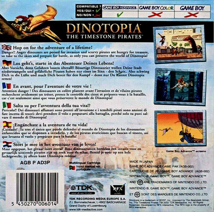 Dinotopia : The Timestone Pirates - Dos