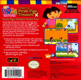 Dora the Explorer : The Search for the Pirate Pig's Treasure dos