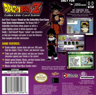 Dragon Ball Z : Collectible Card Game dos