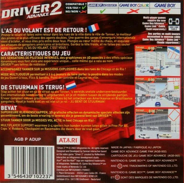 Driver 2 Advance - Dos