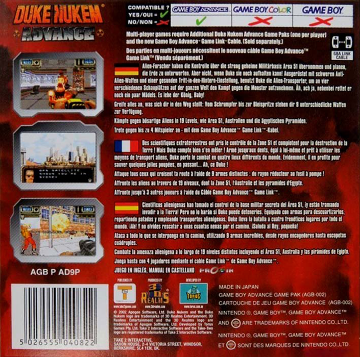 Duke Nukem Advance - Dos