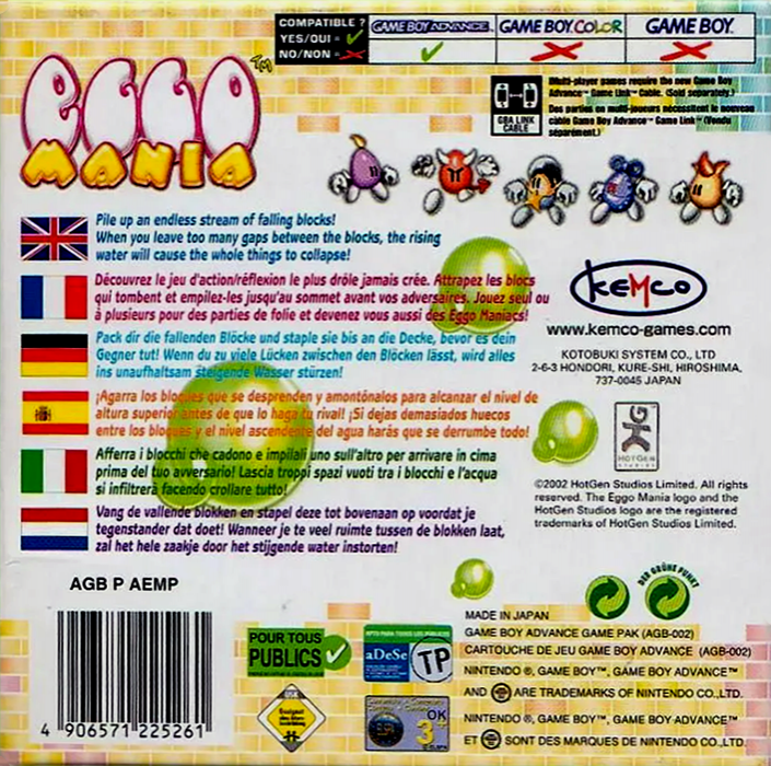 Egg Mania - Dos