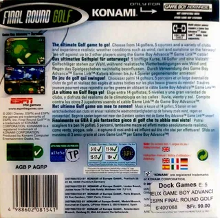 ESPN Final Round Golf 2002 dos