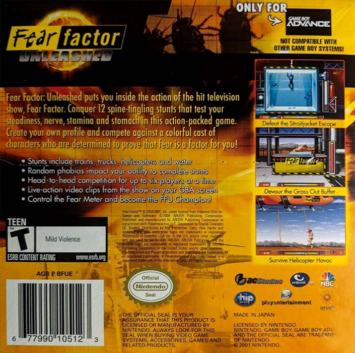 Fear Factor Unleashed - Dos