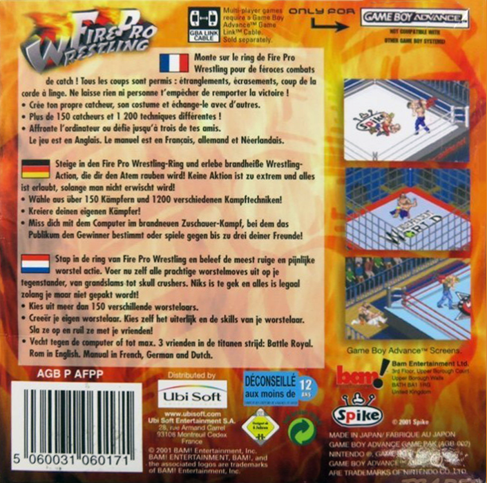 Fire Pro Wrestling 2 - Dos