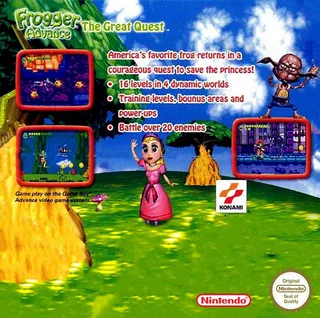 Frogger Advance : The Great Quest dos