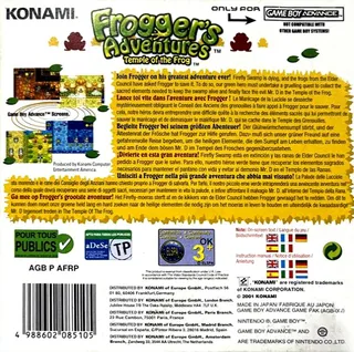 Frogger's Adventures : Temple of the Frog dos