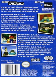 Game Boy Advance Video - Codename - Kids Next Door dos