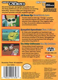 Game Boy Advance Video : Nicktoons Collection dos