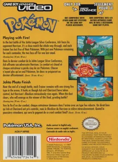 Game Boy Advance Video : Pokémon dos