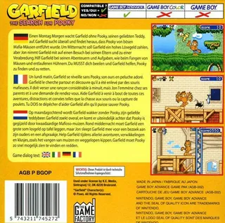 Garfield : A La Recherche De Pooky dos