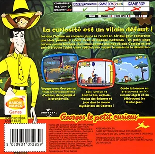 Georges le Petit Curieux dos