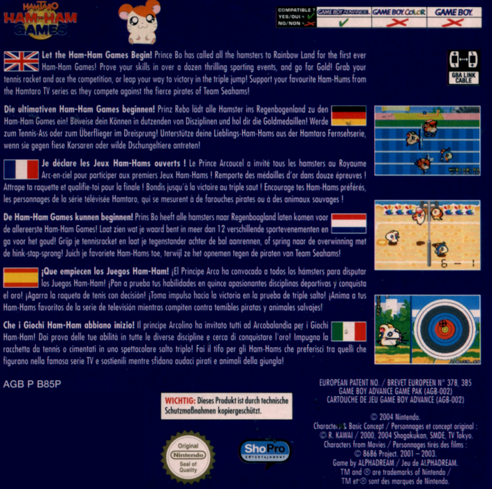 Hamtaro : Ham-Ham Games - Dos