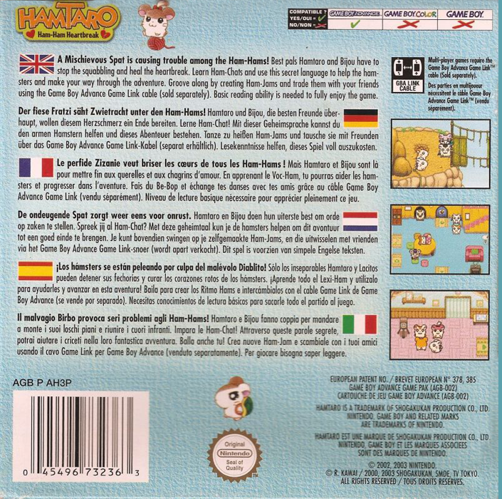 Hamtaro : Ham-Ham Heartbreak - Dos