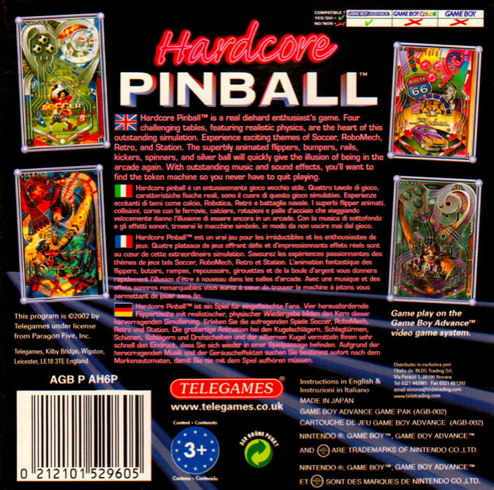 Hardcore Pinball - Dos